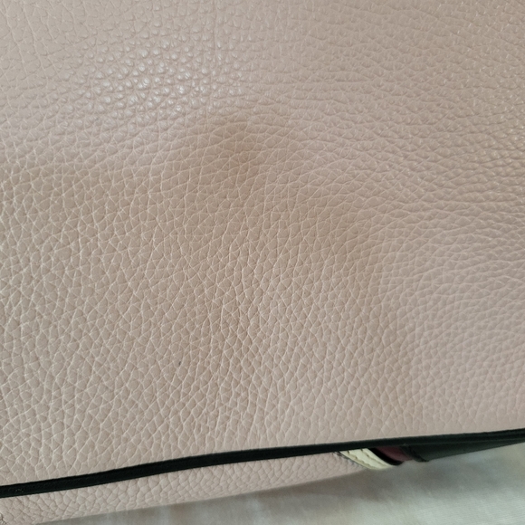 Coach Laura Spectator Violet/Navy/Plum Pebbled Leather purse - Picture 5 of 12